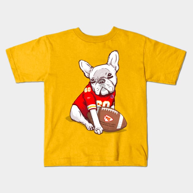 Kansas City Football Bulldog T-Shirt Kids T-Shirt by flowwestprintandapparel